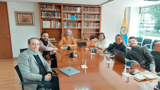 Meeting with the General Director of the DANE, Juan Daniel Oviedo, in Bogotá — Colombia
